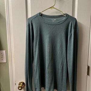Old Navy Teal Long Sleeve Shirt for Men